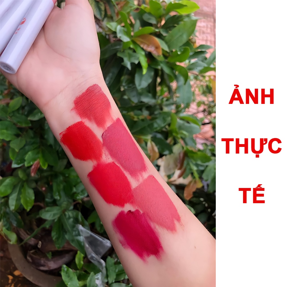 Sét 6 son kem lì Muge Leen 💖CHÍNH HÃNG💖 Con Cáo, Son Kem Chính Hãng, Son Kem Lì HOT - Sarah Beaute