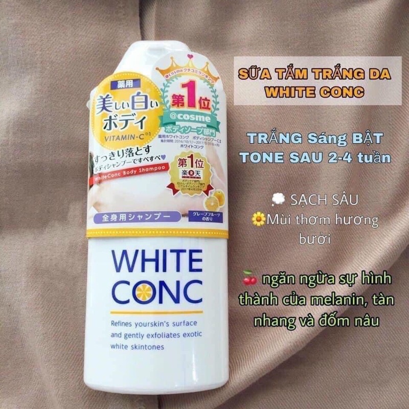 Sữa tắm white conc nhật bản