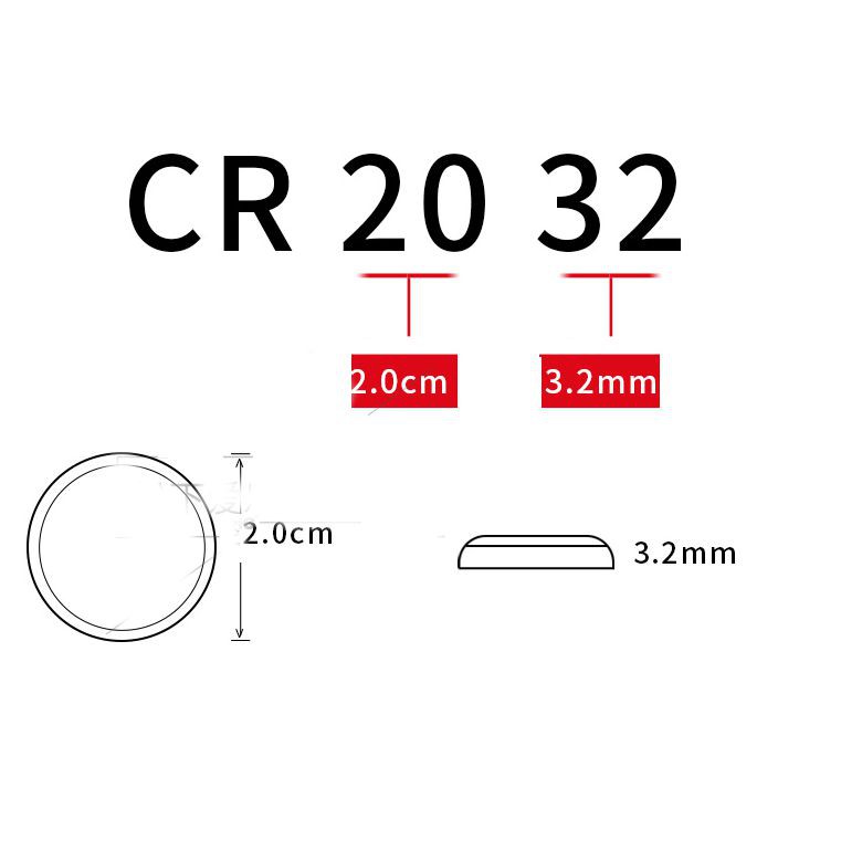 [1 viên] Pin lithium Đồng Xu CR20XX-Nhãn Hàng Ngẫu Nhiên