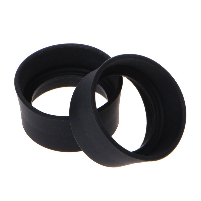 (Hàng Mới Về) Bộ 2 Miếng Cao Su Mềm 29-30mm Bảo Vệ Mắt Cho Kính Hiển Vi