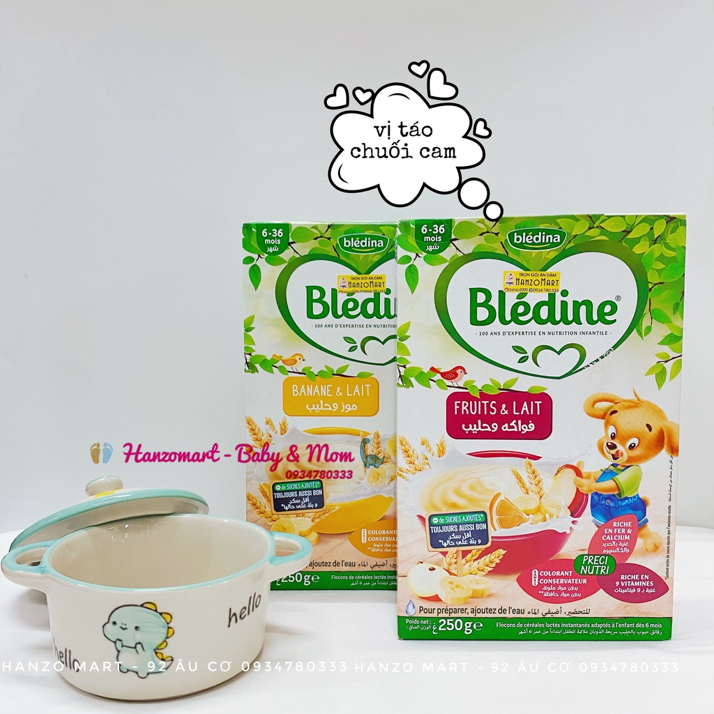 Bột ăn dặm Bledina 250g cho bé 6-36 tháng tuổi (Pháp)