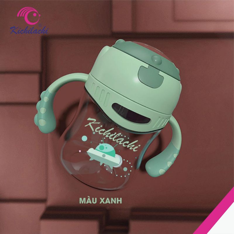 Bình nước cho bé, bình tập hút kichilachi Nhật bản, chất liệu an toàn, bé dễ dàng hút được, mẫu mới nhất,220ml,300ml