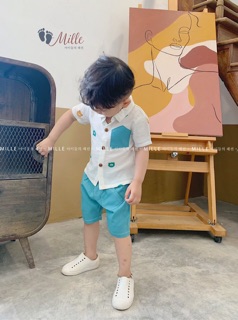 SET BỘ SƠ MI BÉ TRAI SIÊU ĐẸP
