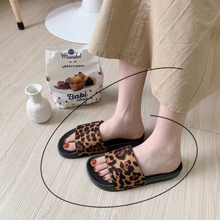 Dép Đi Mưa Đế Dày Họa Tiết Da Báo Quyến Rũ Cho Nữ
