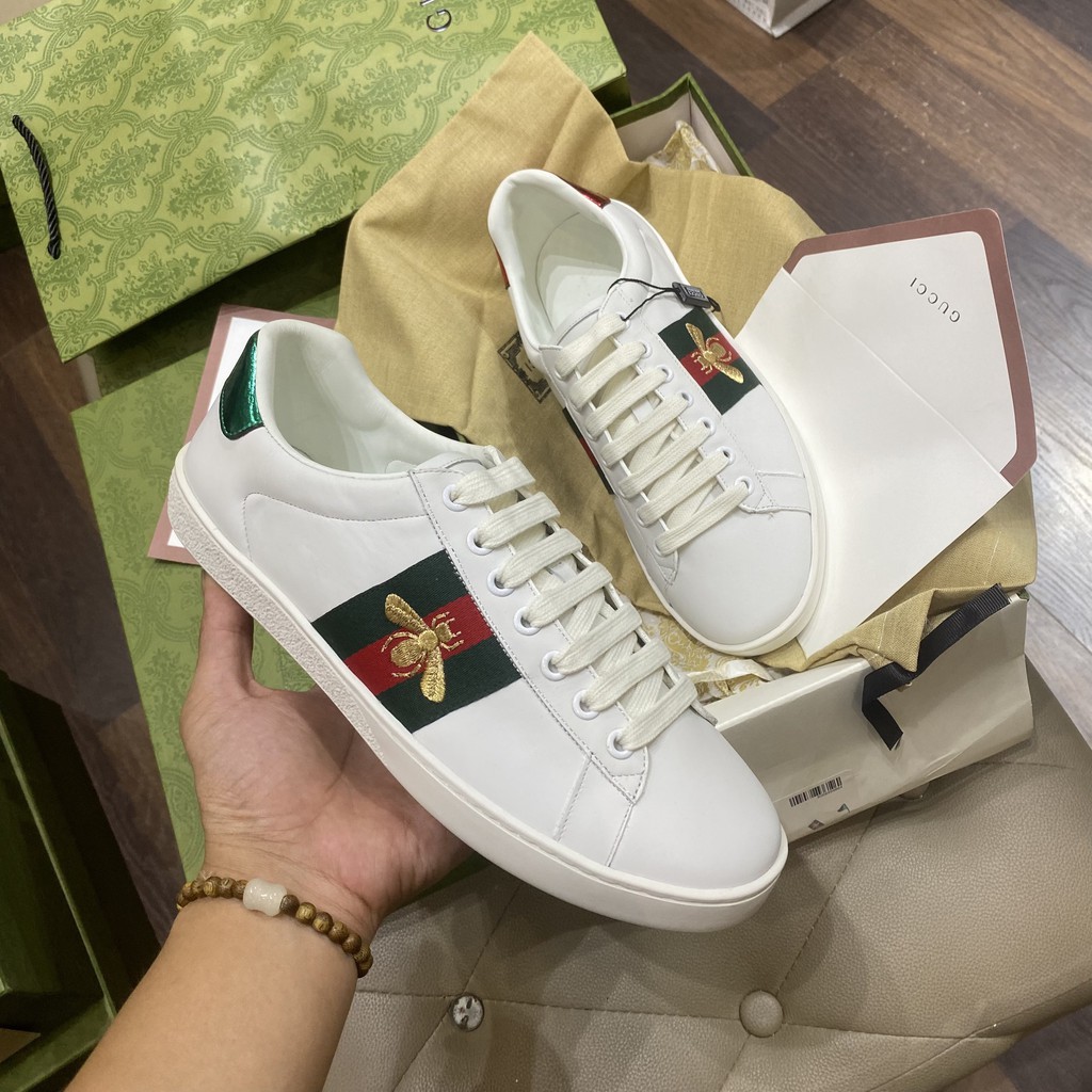 👟HIGH FASHION👟 Giày sneaker like Authentic Original thêu ong fullbox vân gỗ CMN size  38-42