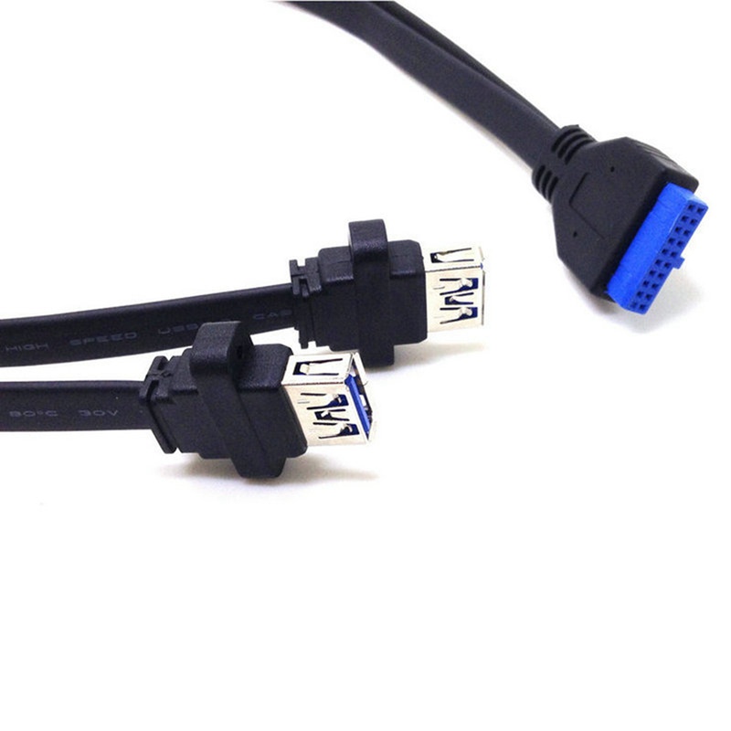 Cáp ChuyểN ĐổI Mở RộNg 2 CổNg USB 3.0 Sang 20 Pin