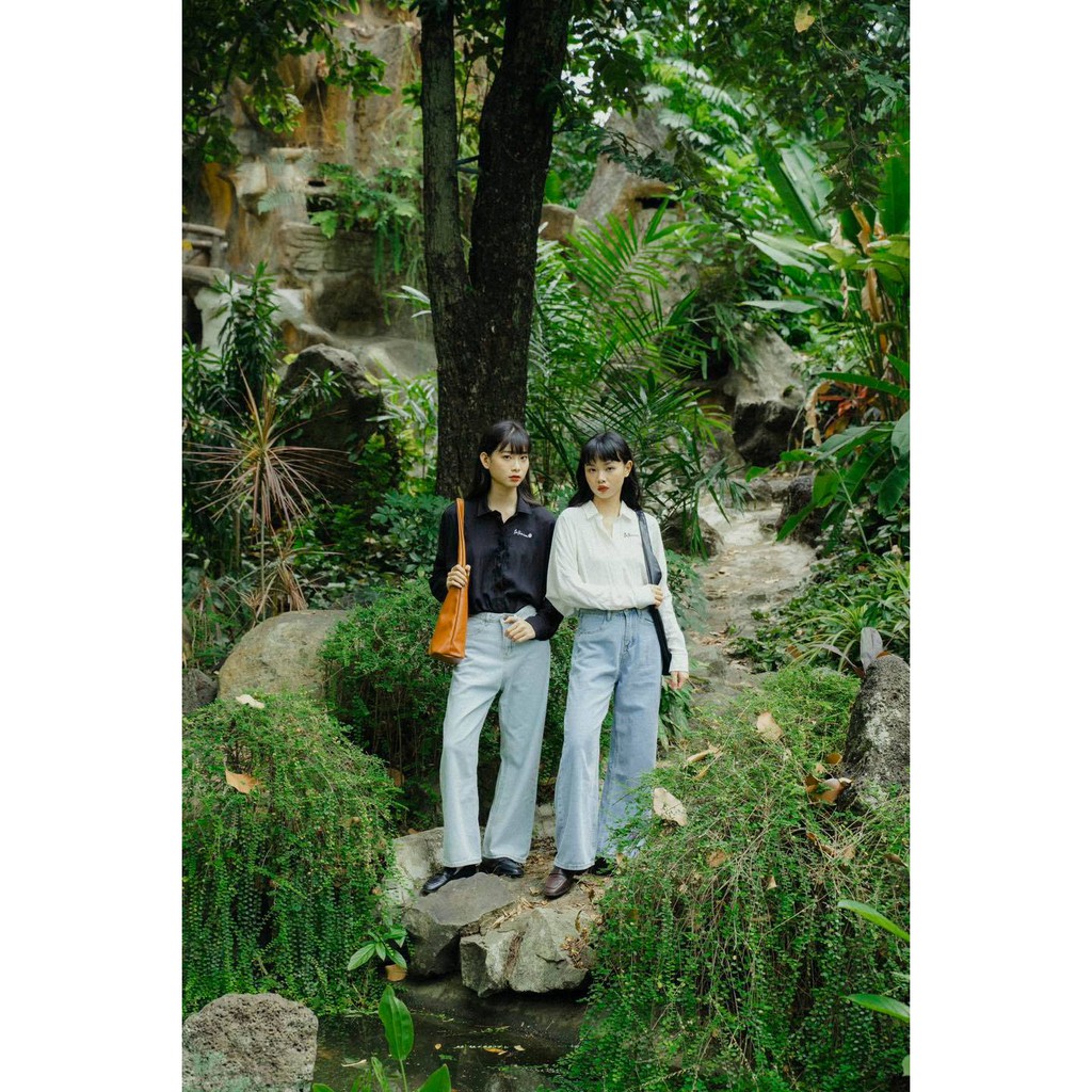 Quần Jeans Nữ Xuông Pansy Jeans | Lana Official