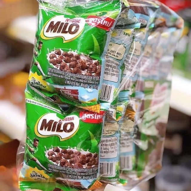 Bánh Snack Ngũ Cốc Ăn Sáng Nestle Milo (Lốc 12 gói)