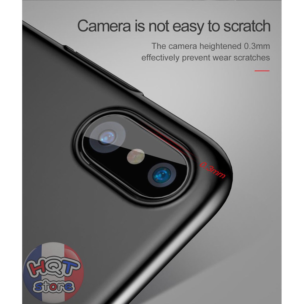 Ốp lưng Baseus Thin Case nhám siêu mỏng cho Iphone X / Iphone 10