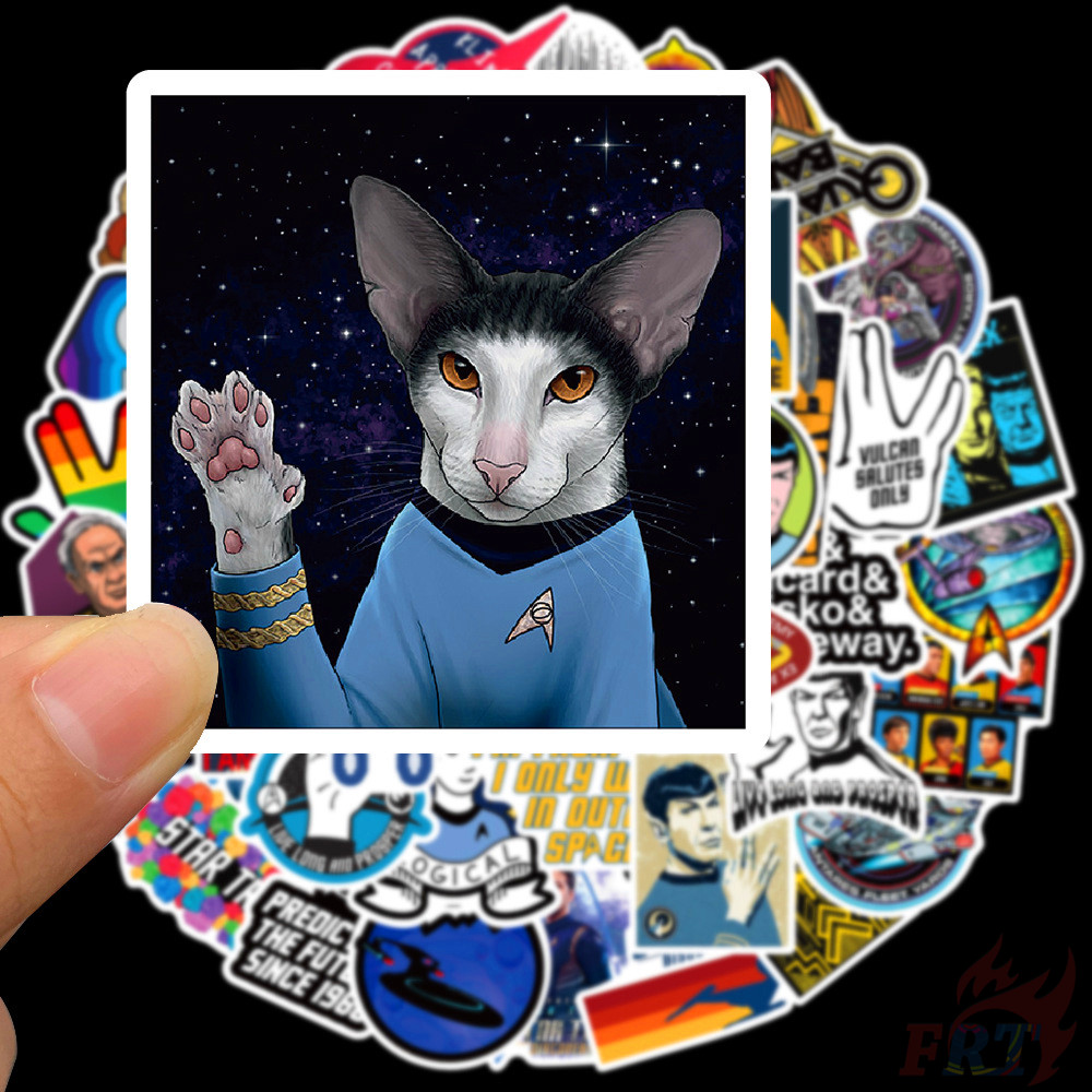 ❉ Star Trek Series 04 Stickers ❉ 50Pcs/Set DIY Fashion Luggage Laptop Skateboard Doodle Decals Stickers