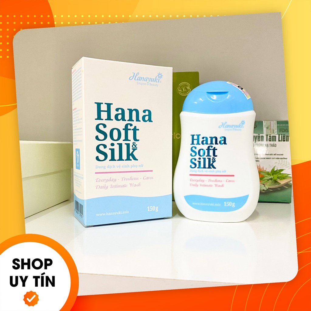 (Hàng thật) Dung dịch vệ sinh Hana Soft Silk - Dung dịch vệ sinh phụ nữ Hanayuki chính hãng