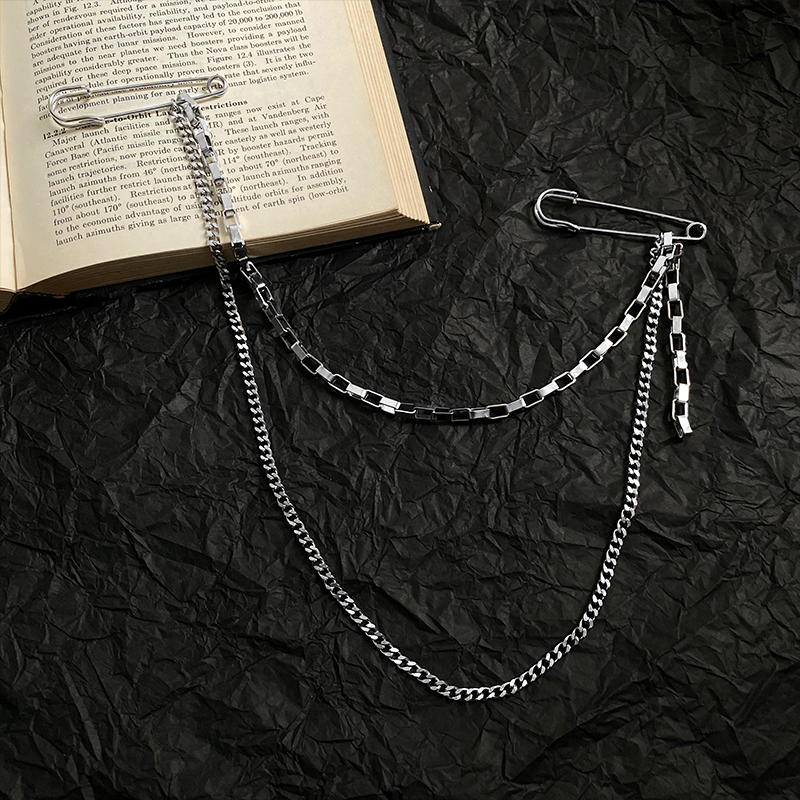 Phụ kiện ghim cài áo cá tính phong cách hip-hop cho nam và nữ