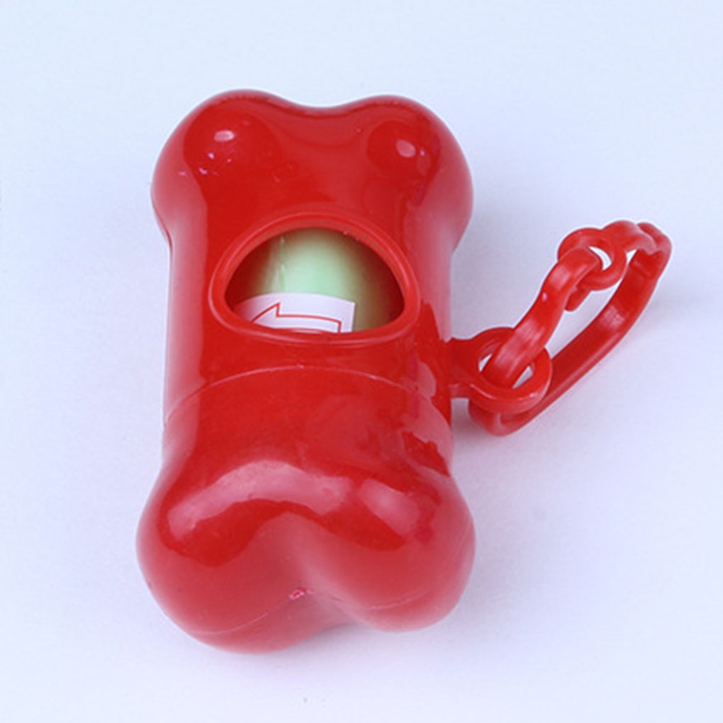 Hộp đựng túi rác di động hình khúc xương cho thú cưng