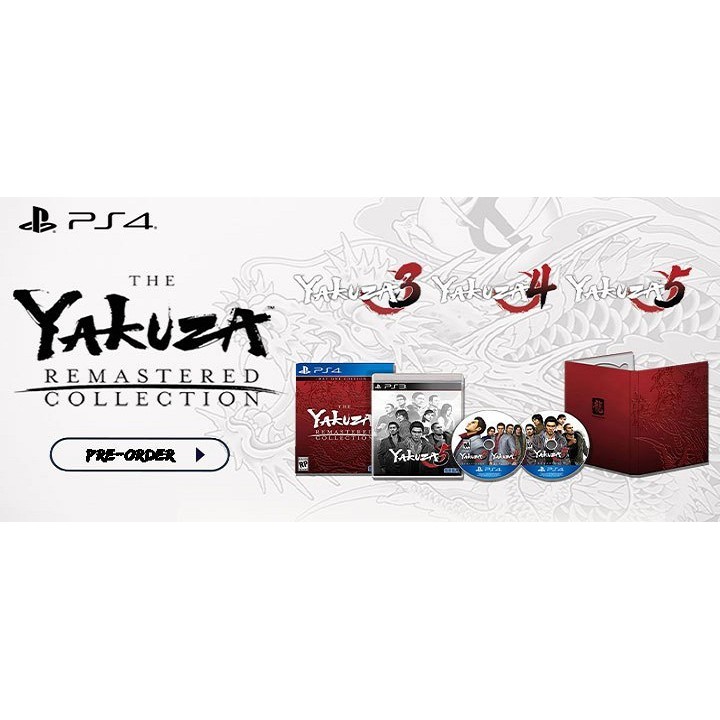 Đĩa game ps4 Yakuza remastered collection