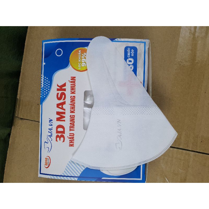 Hộp 50 chiếc khẩu trang y tế 3D Mask kháng khuẩn AJA