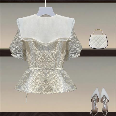 2022 Summer New Leisure Fashion set with small designer Minority Spice Girl two suit dresses