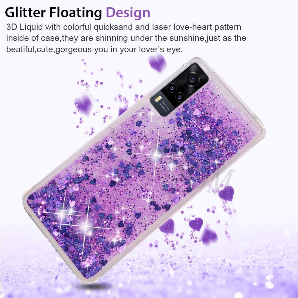 ốp điện thoại Kim Tuyến Nước Cho Vivo Y31 Y20 Y20S Y12S Y20 2021 Y50 Y30 Y17 Y15 2020 Y19 U3 U20