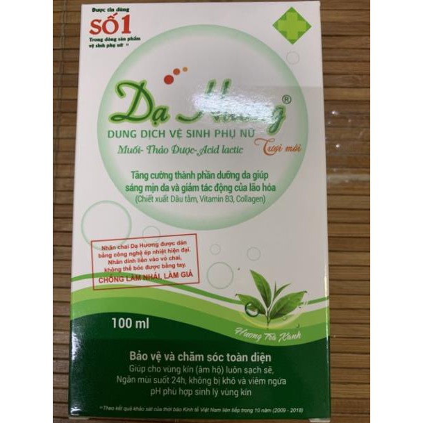 Dung Dịch Vệ Sinh Phụ Nữ Dạ Hương 100ml