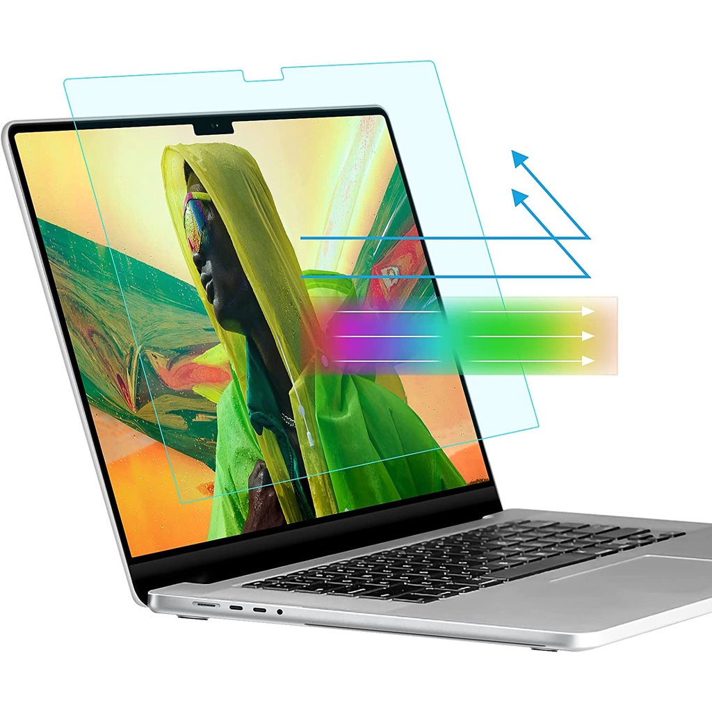 Miếng Dán Bảo Vệ Màn Hình Chống Ánh Sáng Xanh Cho Macbook Air 13.6 M2 Macbook pro 14.2 A2442 Pro13 / 15 16.2 A2485