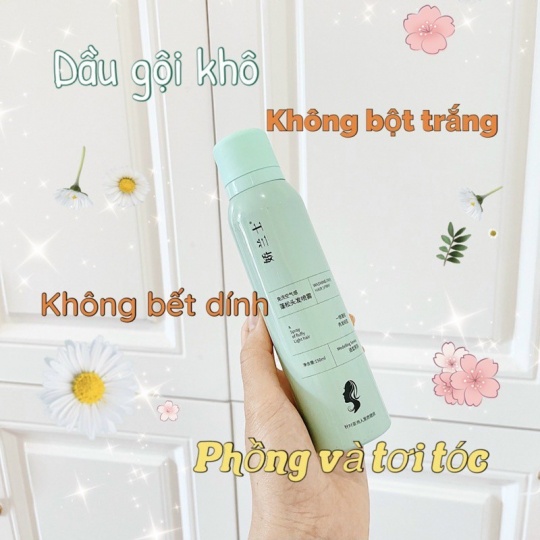 [FREESHIP] DẦU GỘI KHÔ DẠN XỊT SPES, KHÔNG BẾT DÍNH, PHỒNG TÓC