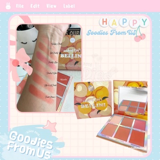 Bảng má hồng bh cosmetics bellini blush palette 6ô sale 60% !!