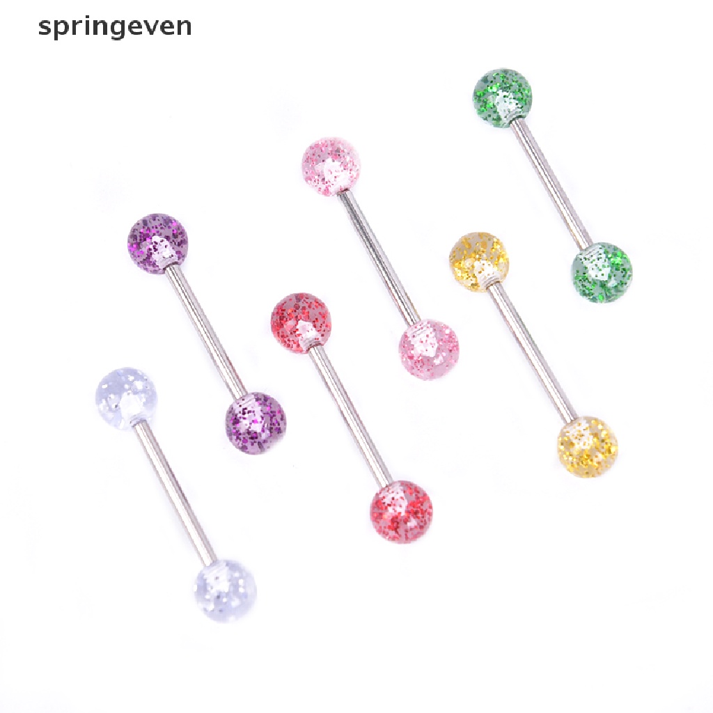 Set 8 Khuyên Lưỡi Nhiều Màu Sắc Cá Tính