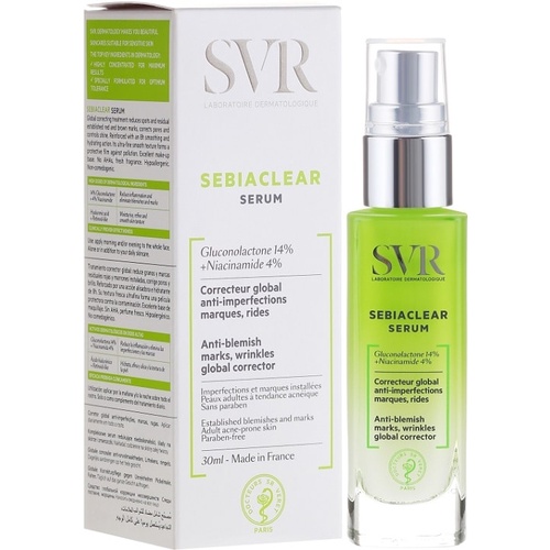 Serum Dưỡng Chất Kiềm Dầu và Giảm Mụn Mờ Thâm SVR Sebiaclear Serum 30ml