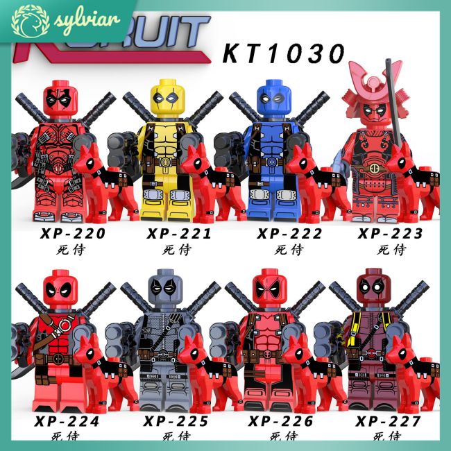 Mô Hình Đồ Chơi Lego Nhân Vật Deadpool Và Chú Chó Màu Đỏ