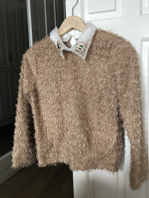 Áo lông đính đá