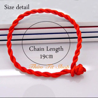 Vòng Chỉ Đỏ May Mắn