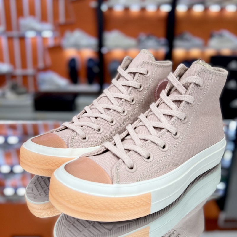 GIÀY CAO CỖ CONVERS.E CAM NÂU TẶNG KÈM BỘ QUÀ TẶNG GIÁ TRỊ