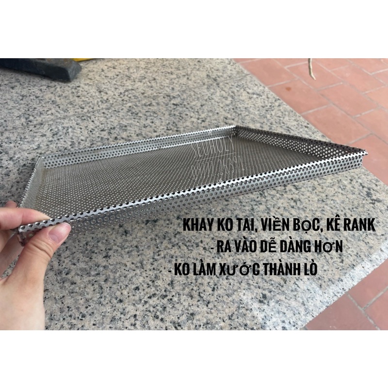 Khay lỗ/khay sấy cho lò trên 80 lít