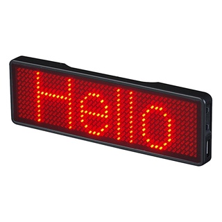 Bluetooth LED Name Badge Rechargeable Light Sign Display LED,Type 2