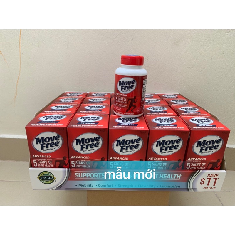 Viên uống bổ trợ xương khớp move free mẫu mới