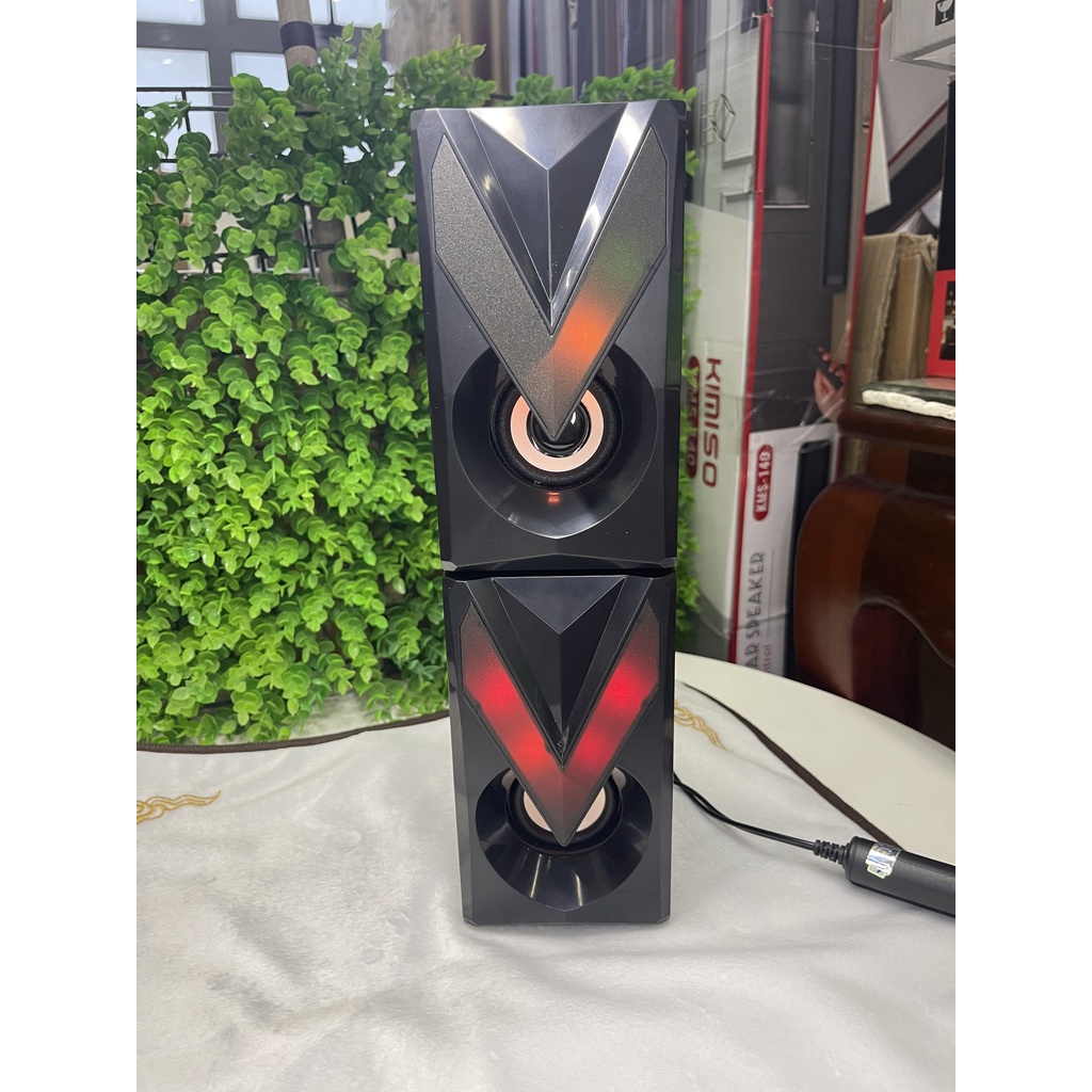 Loa Máy Vi Tính SPEAKER 1050 Có Đèn Led, Âm Thanh Hay Sắc Nét, Thiết Kế Sang Trọng Đẹp Mắt, Mang Lại Âm Thanh Tuyệt Vời