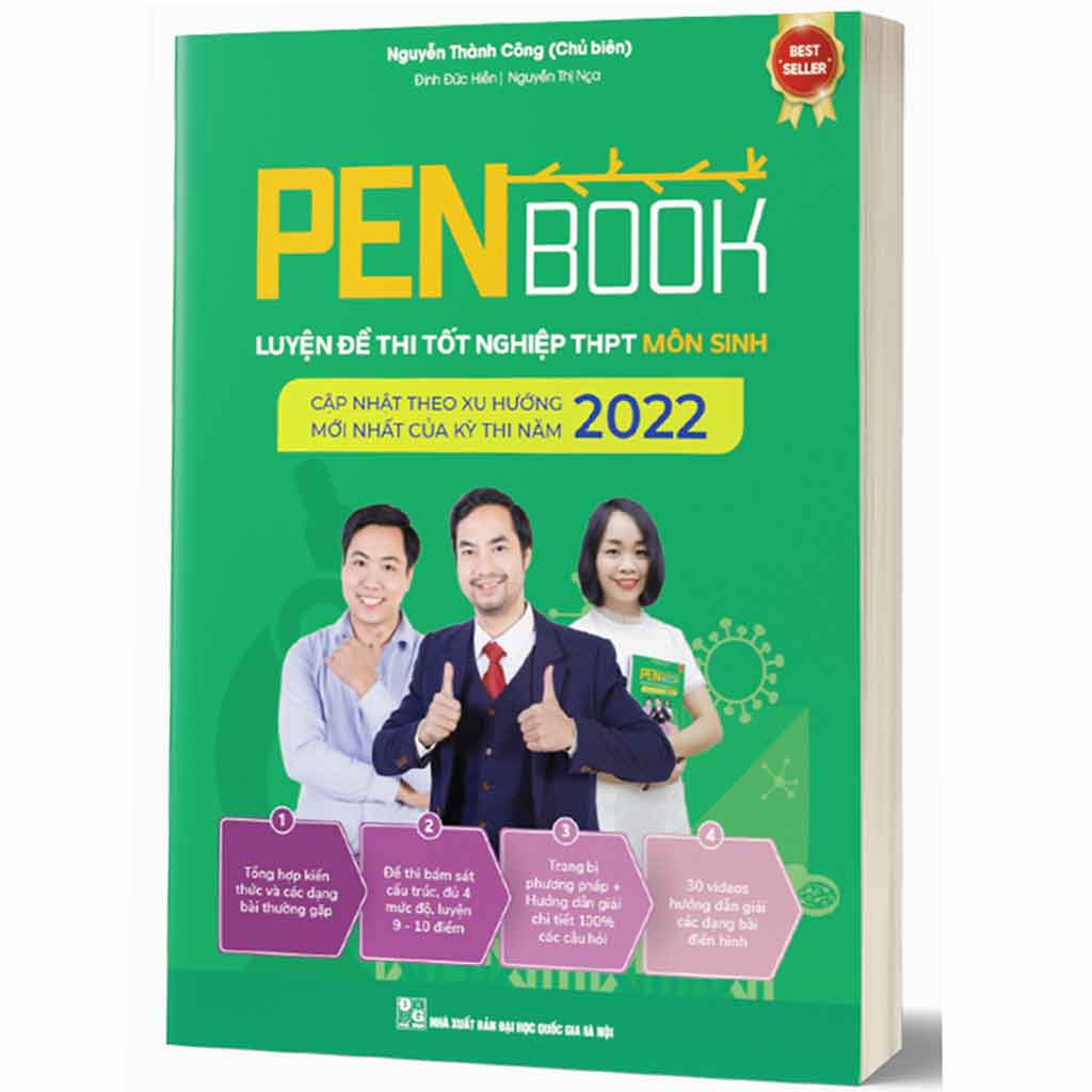 Sách - PENBOOK Luyện Đề Thi Tốt Nghiệp THPT Môn Sinh - Bản 2022