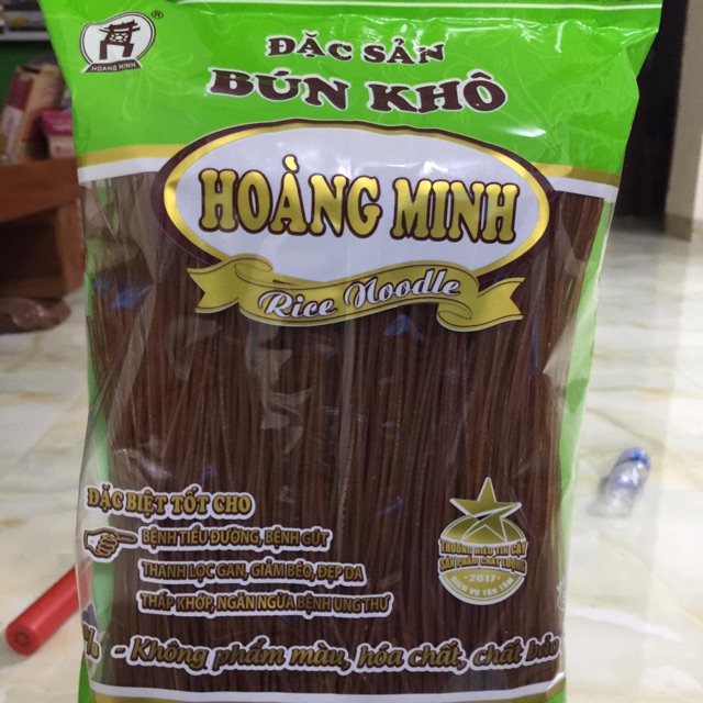 ĐẶC SẢN BÚN KHÔ HOÀNG MINH LÀM TỪ GẠO LỨT 500g