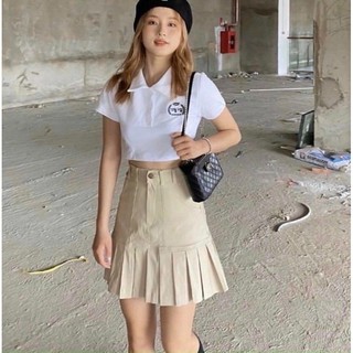 áo THUN CROP POLO LOGO 10355