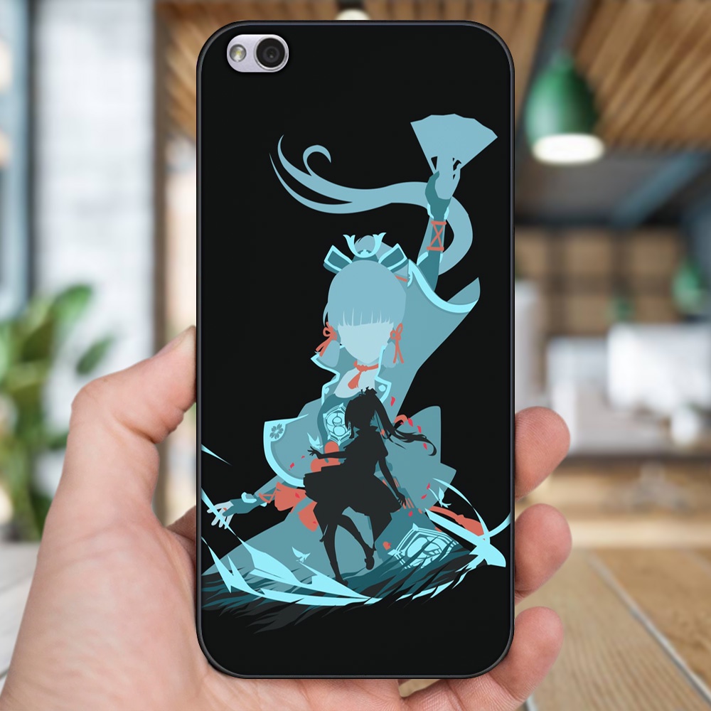 Ốp lưng Xiaomi Redmi 5A viền đen in hình Ayaka Genshin Impact