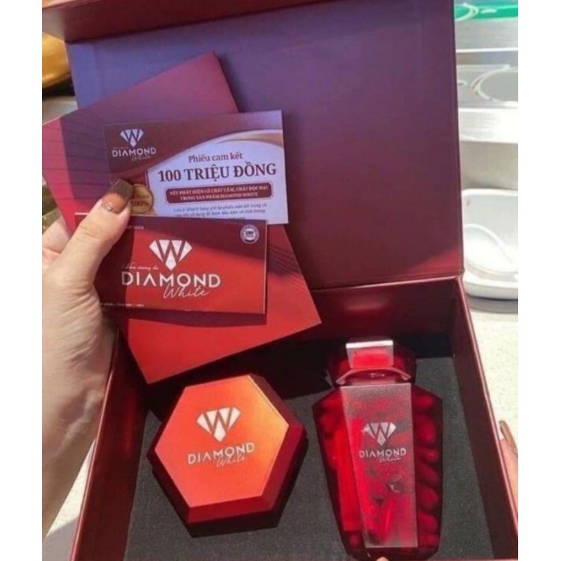 VIÊN UỐNG TRẮNG DA BEAUTY DIAMOND WHITE (TEM CÀO)