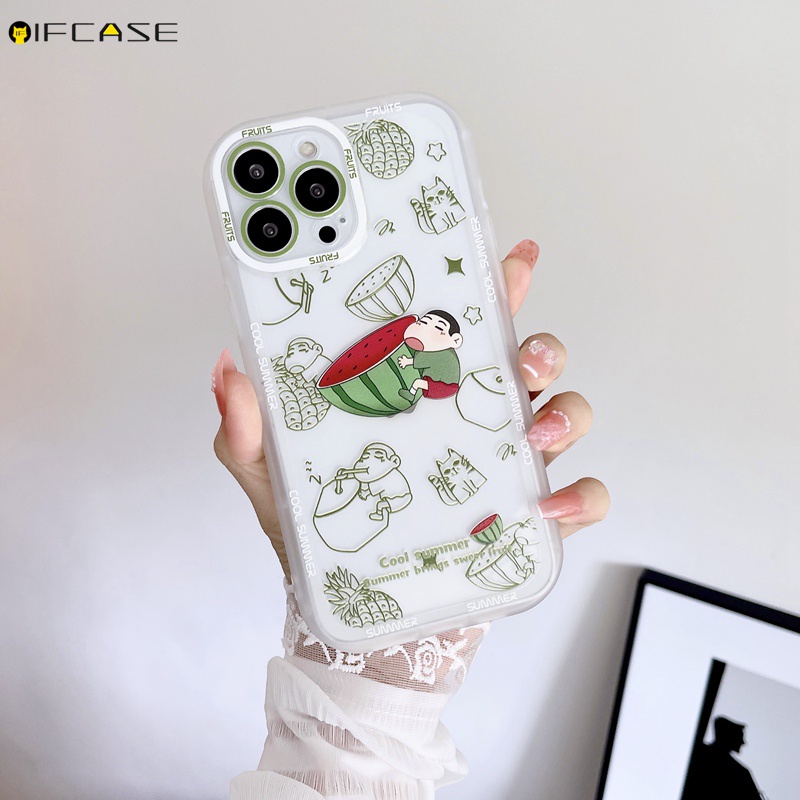 Ốp Điện Thoại Chống Sốc Họa Tiết Hoạt Hình Cho iPhone 13 12 11 Pro Max XS Max XR X 7 8 Plus