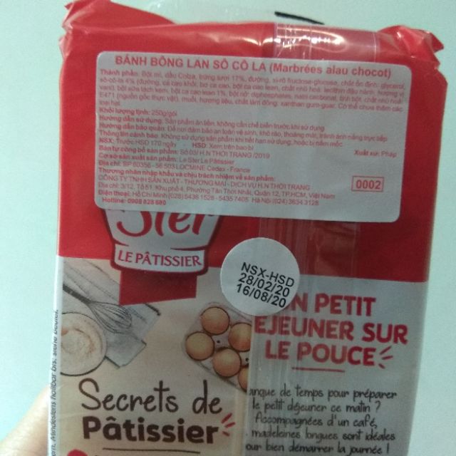 Bánh bông lan mini Le Ster nhập khẩu pháp