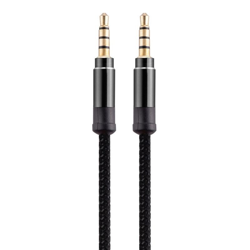 Jack 2 đầu 3.5 mm 4 khấc bọc dù 3m chất lượng cao