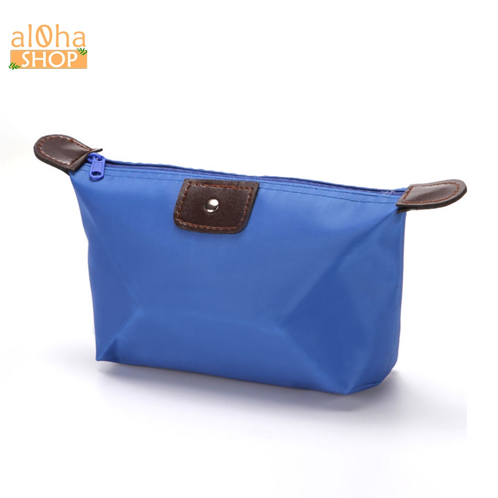 Túi đựng đồ dùng cá nhân, mỹ phẩm trang điểm T006 trơn chống thấm, nhỏ gọn, tiện lợi - al0ha Shop
