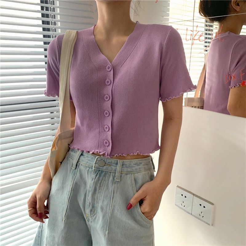 Áo Crotop ulzzang nhiều màu phiên bản Hàn, Áo crotop nữ form đẹp