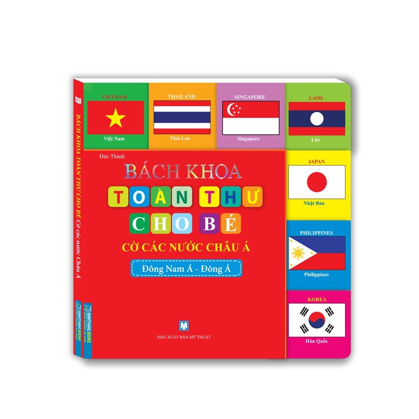 Sách - Bách khoa toàn thư cho bé - Cờ các nước châu Á -tái bản