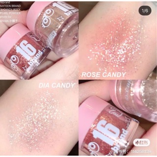 Phấn Nhũ Mắt 16 Brand Candy Rock Pearl