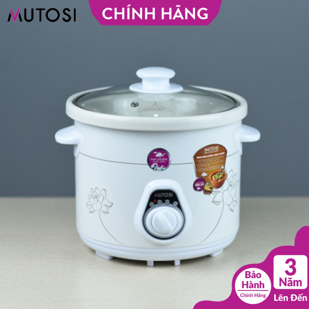 Nồi nấu chậm đa năng 3L Mutosi MS-33