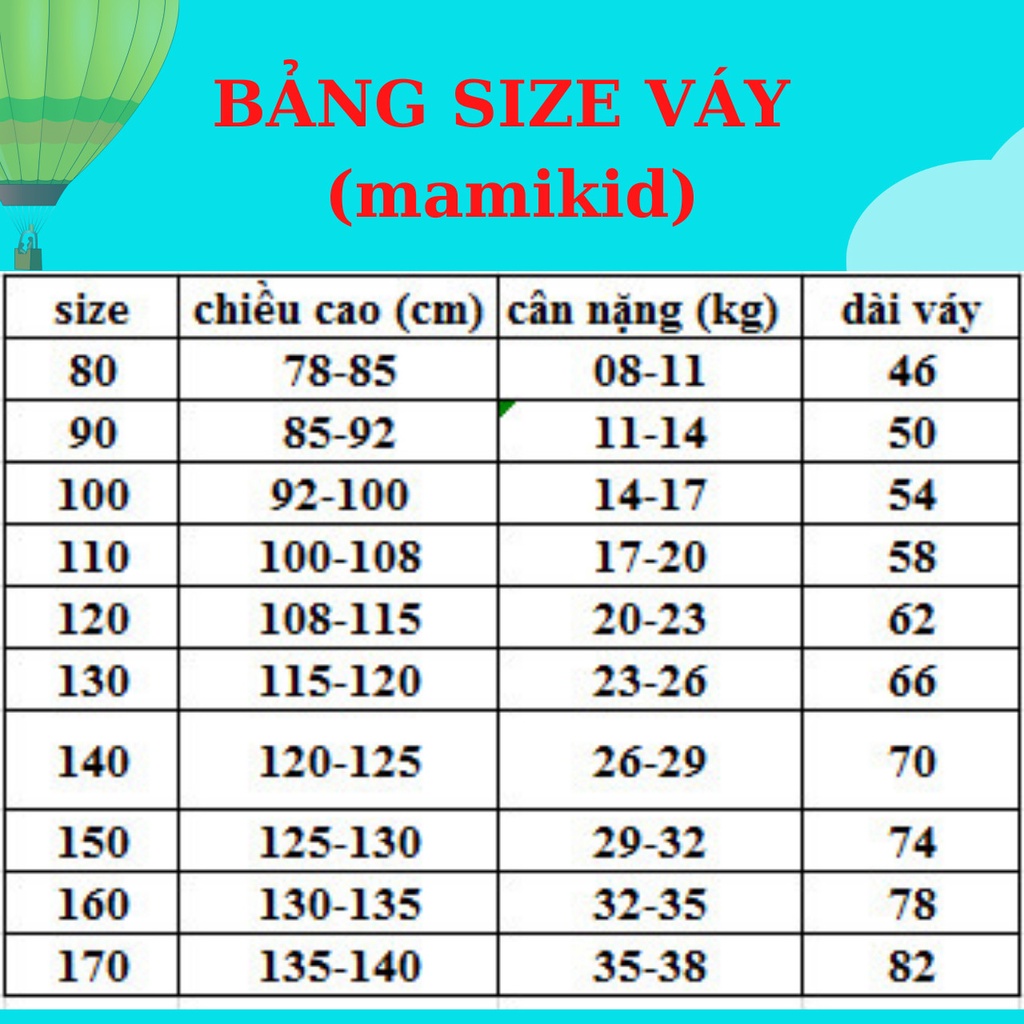 váy xinh cho bé gái siêu mát 1-7 tuổi, (ẢNH THẬT ), mamikid