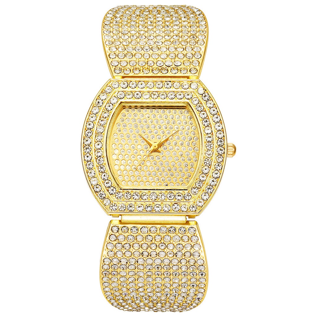 Đồng Hồ Đeo Tay Thời Trang Đính Đá Sang Trọng Dành Cho Nữ